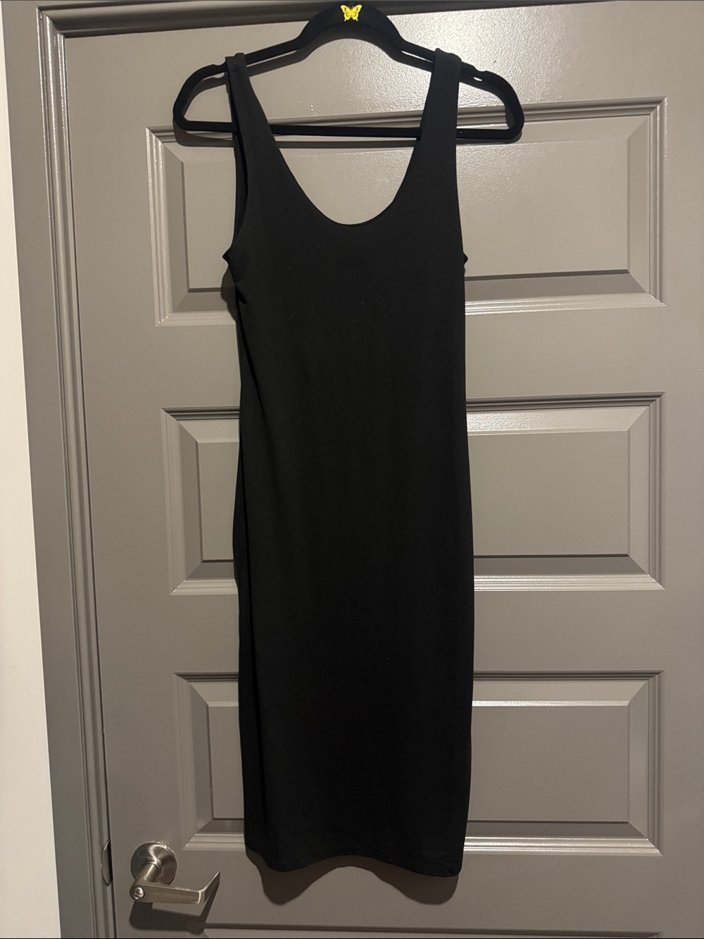 Fashion Nova Black Sleeveless Bodycon Dress